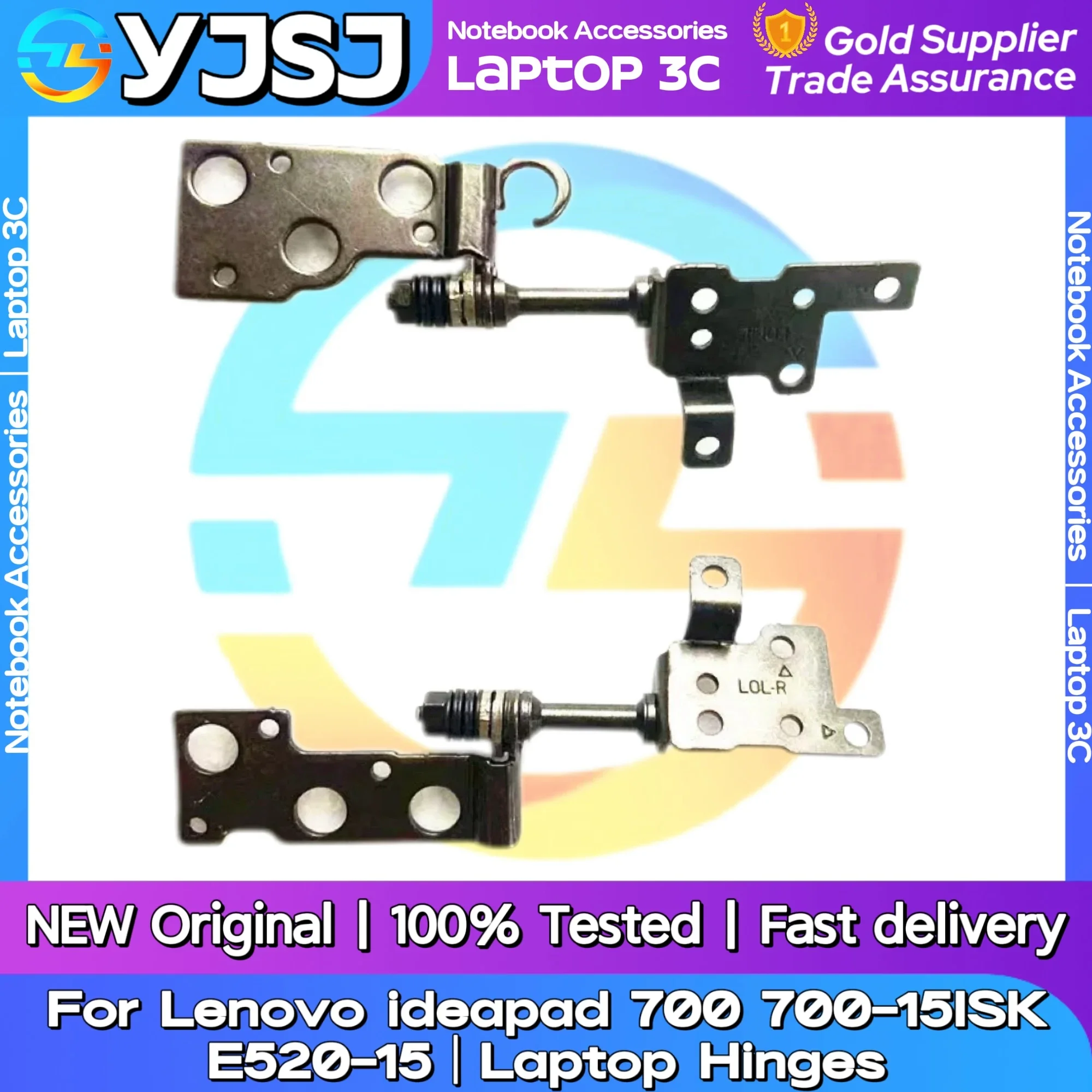 

New Original Laptop Notebook Hinges For Lenovo ideapad 700 700-15ISK E520-15 LCD shaft LCD Screen Hinge