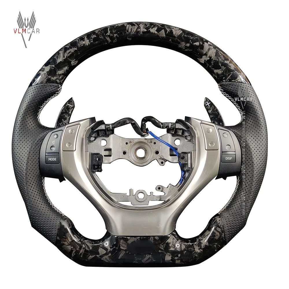 Private Custom Carbon Fiber Steering Wheel for Lexus GS350 GS450h GS F 2012-2020 Racing Style Sport Design Direct Fit
