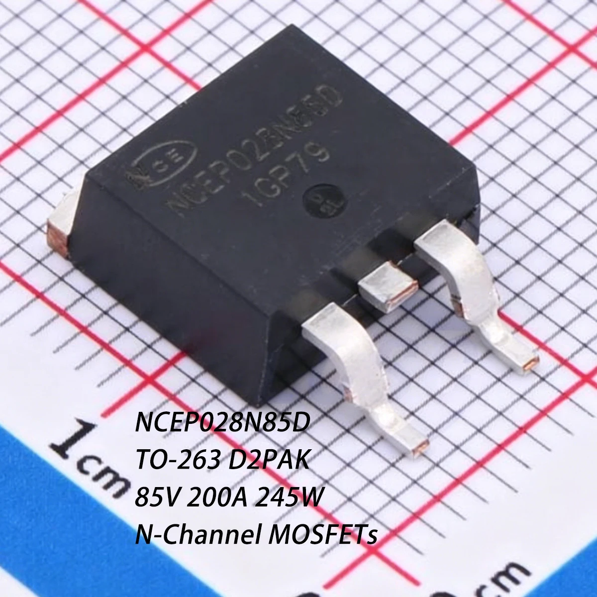 5PCS NCEP028N85D TO-263 D2PAK 85V 200A 245W 2.8mΩ@10V N-Channel NEW Original Field-Effect Transistor MOSFETs NCEP028N85D
