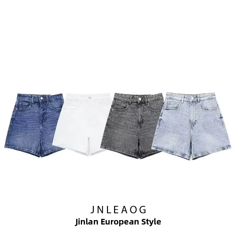 Comfortable Style Short Pants Spring New Arrival Women's Fashion Versatile High Waist Wide Leg Pants Casual Polyester Fiber