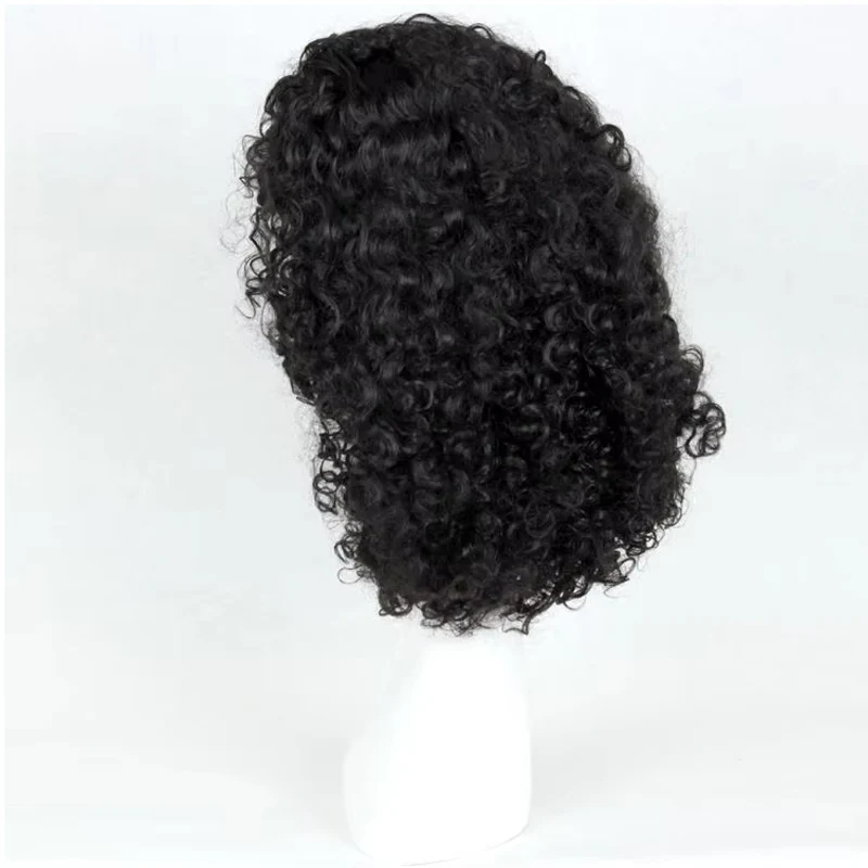 Ccutoo Vrouwen Krullend Afro Zwarte Synthetische Pruik Moeder Gothel Halloween Cosplay Volledige Pruiken Hittebestendigheid Party Kostuum Pruiken