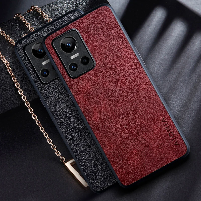 Fall für Oppo Realme GT Neo 3 3T coque Retro business PU leder Haut design telefon abdeckung für oppo realme gt neo 3 fall