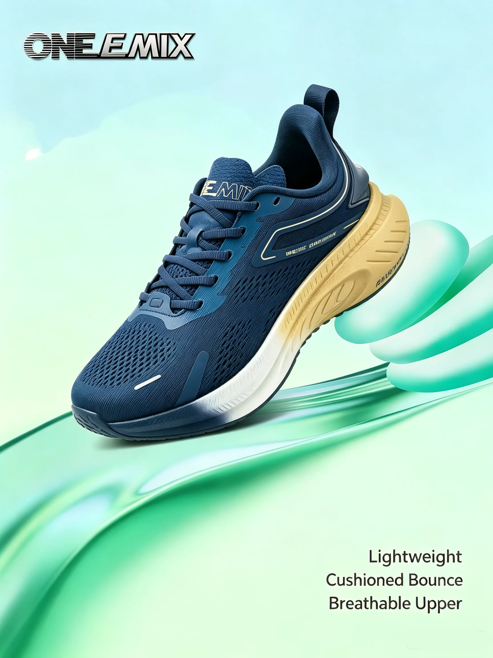 ONEMIX Breathable Comfortable Mesh Summer Sports Men And Women Outdoor Jump Rope Fitness Running Casual Shoes Size 47 23621