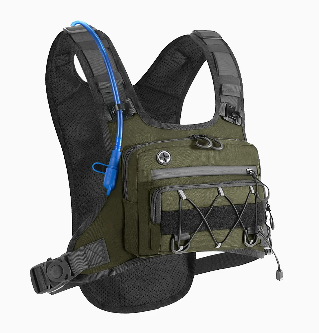 Bolsa Cruzada para Hombre, Impermeable, Táctica, para Senderismo, Viajes, Campismo