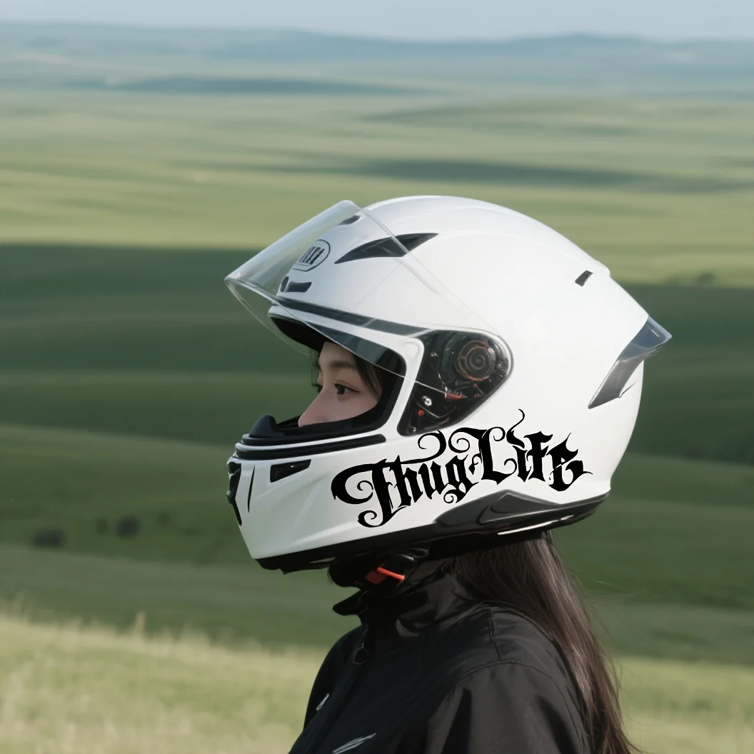 

Motorcycle Stickers Thug Life Stickers, Motorcycle Helmet Stickers, Creative Stickers, Waterproof, PVC Material, Helmet Stickers