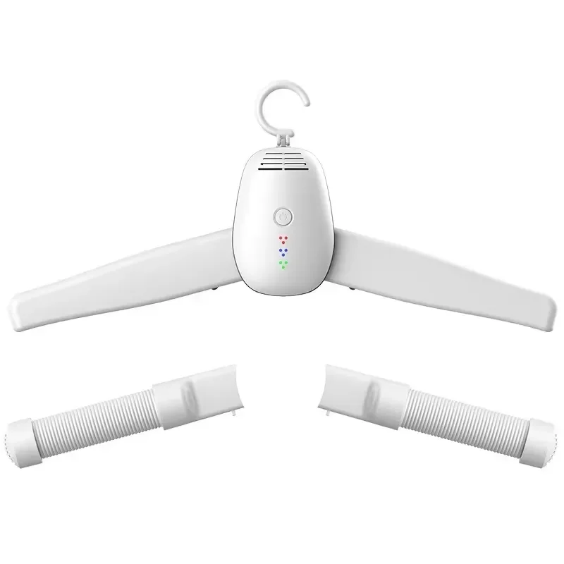 Portable Foldable Automatic Electric Clothing Drying Hanger Rack with Built-in Dryer for Use Travel