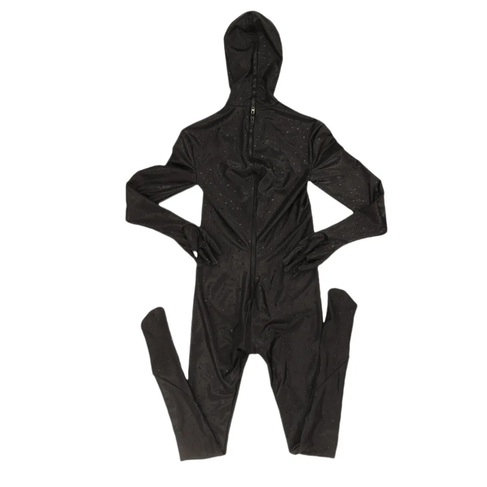 Body personnalisé en cuir brillant pour hommes, combinaison de scène de serviteur, vêtements de gymnastique, justaucorps, Costumes d'halloween B1004