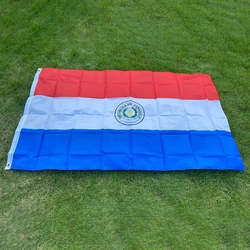 aerlxemrbrae flag   Paraguay flag Banner  90*150cm Hanging Paraguay National flag