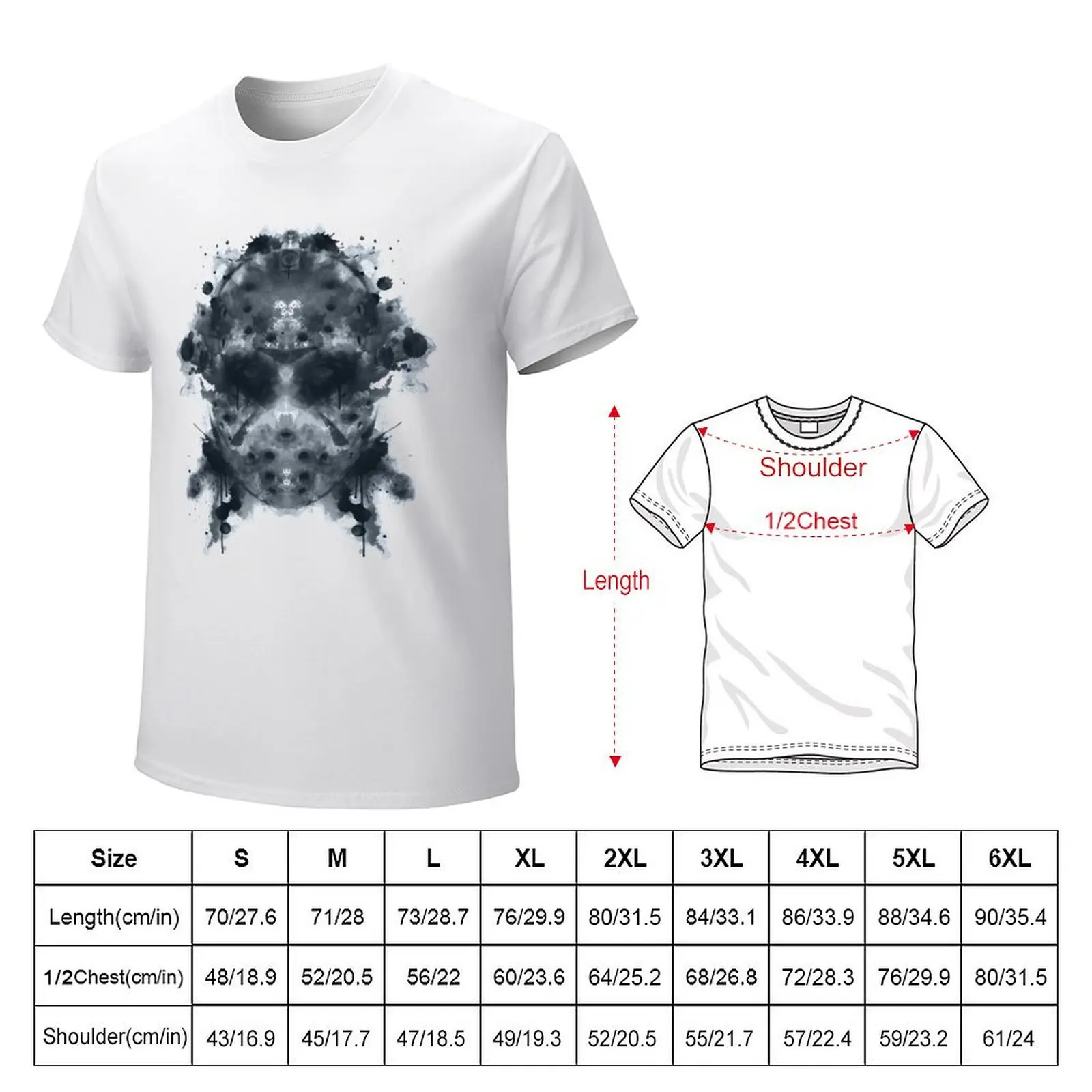 Stain Voorhees T-Shirt customs graphics tops plus sizes mens graphic t-shirts anime