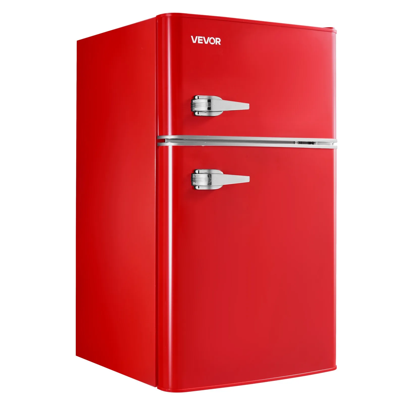 

Mini Fridge with Freezer 3.2 Cu.Ft Two Door Compact Refrigerator Dorm Red