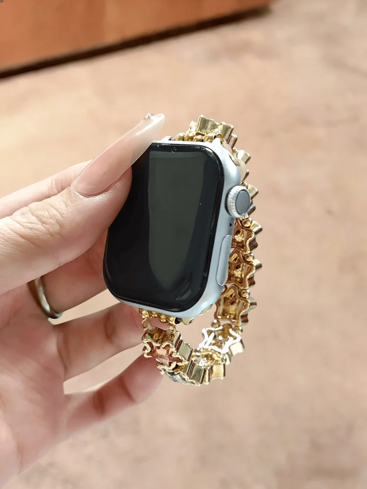 

Простой и роскошный ремешок, совместимый с ремешками iWatch 38 мм, 40 мм, 41 мм, 42 мм, 44 мм, 45 мм, 49 мм, модный ремешок ручной работы.