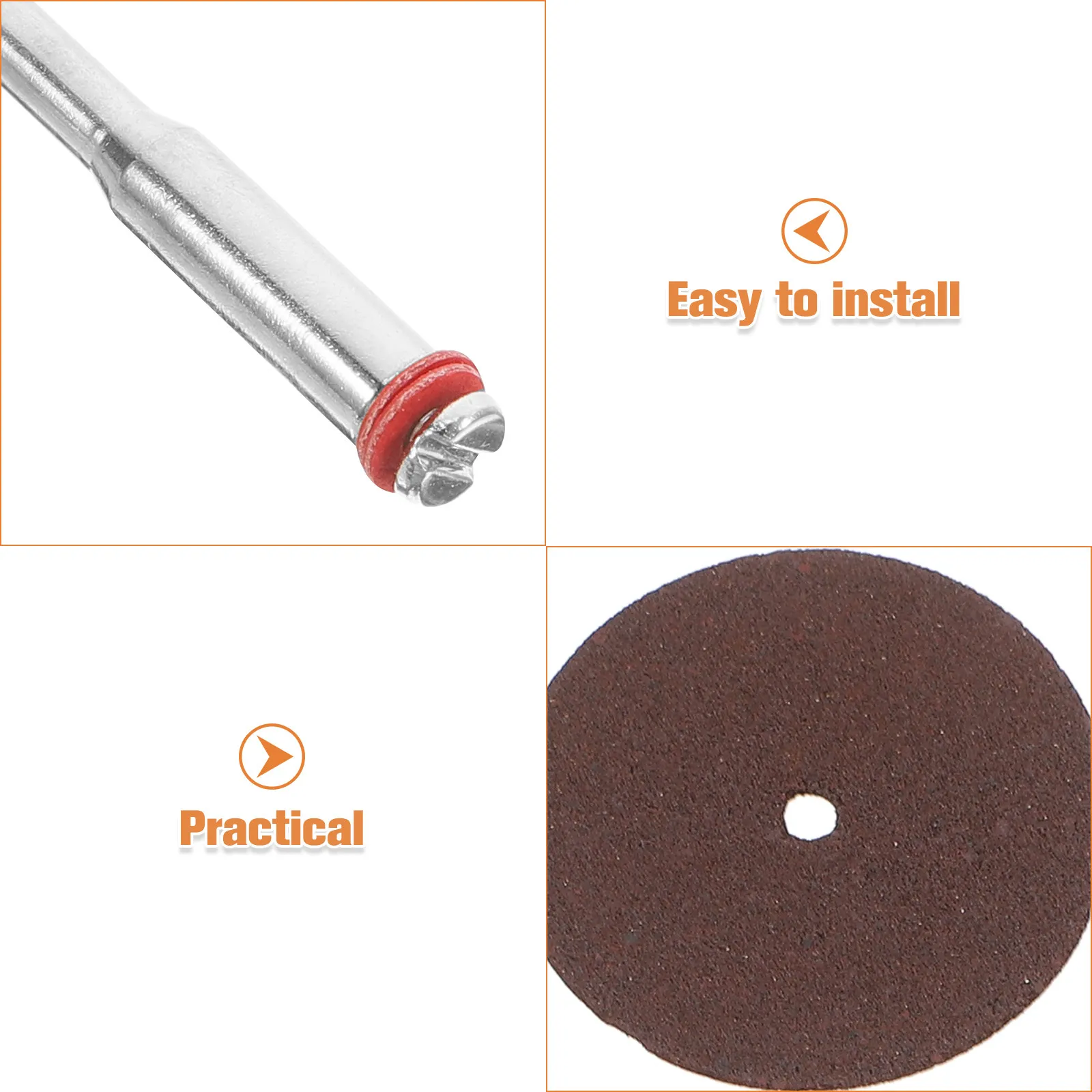 36Pcs Rotary Tool Mini Cutting Discs Resin Abrasive Wheels for Metal Wood Stone Cutting Accessories Diamond Grinding Disc view 5