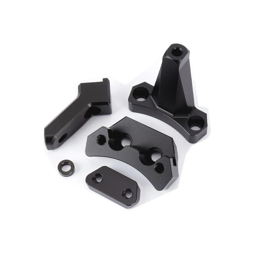For Kawasaki Ninja 500 2024 - Motorcycle Steering Damper Bracket Ninja 400 2018-2024 CNC Aluminum Steering Damper Stabilizer Kit