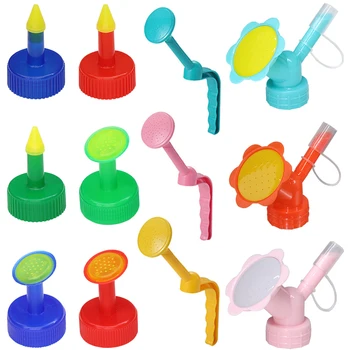 3 çeşit şişe kapağı yağmurlama ev bahçe Mini sulama kovası su musluğu Bonsai memesi kapalı açık fide bitki saksı