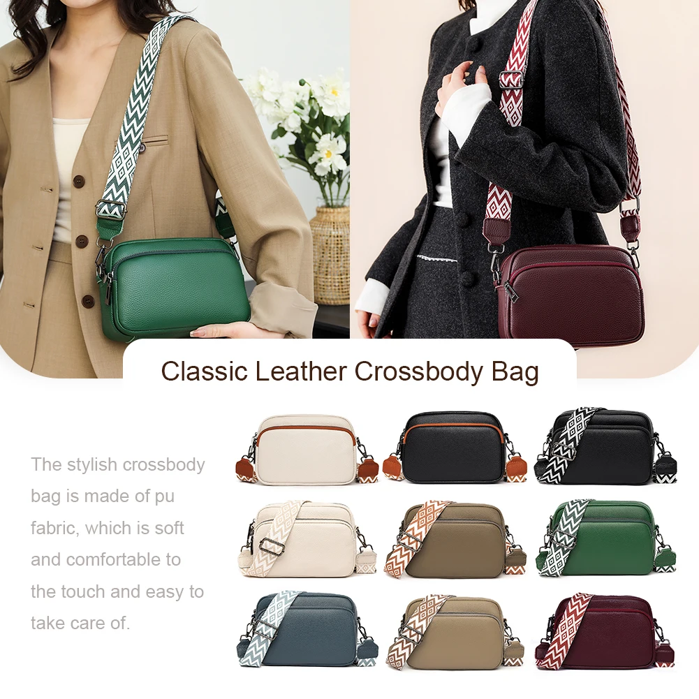 

Сумка-мессенджер из натуральной кожи, модная сумка для мобильного телефона, портативная, элегантная, однотонная, с регулируемым ремешком, простая для выходных и отпуска