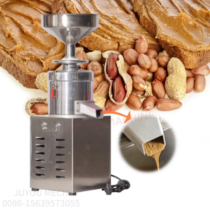 

JUYOU Good Quality Sesame Paste Grinding Machine Pistachio Nuts Butter Maker Commercial Peanut Almond Butter Making Machine