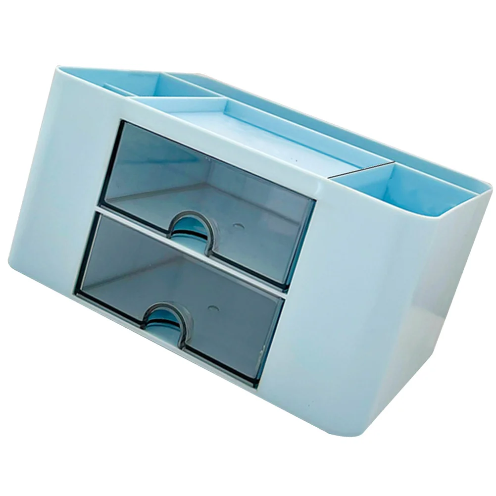صندوق تخزين من نوع الدرج منظم سطح المكتب من مادة الوركين للقرطاسية أشتات اللوازم المكتبية منظم مكتب متعدد الوظائف