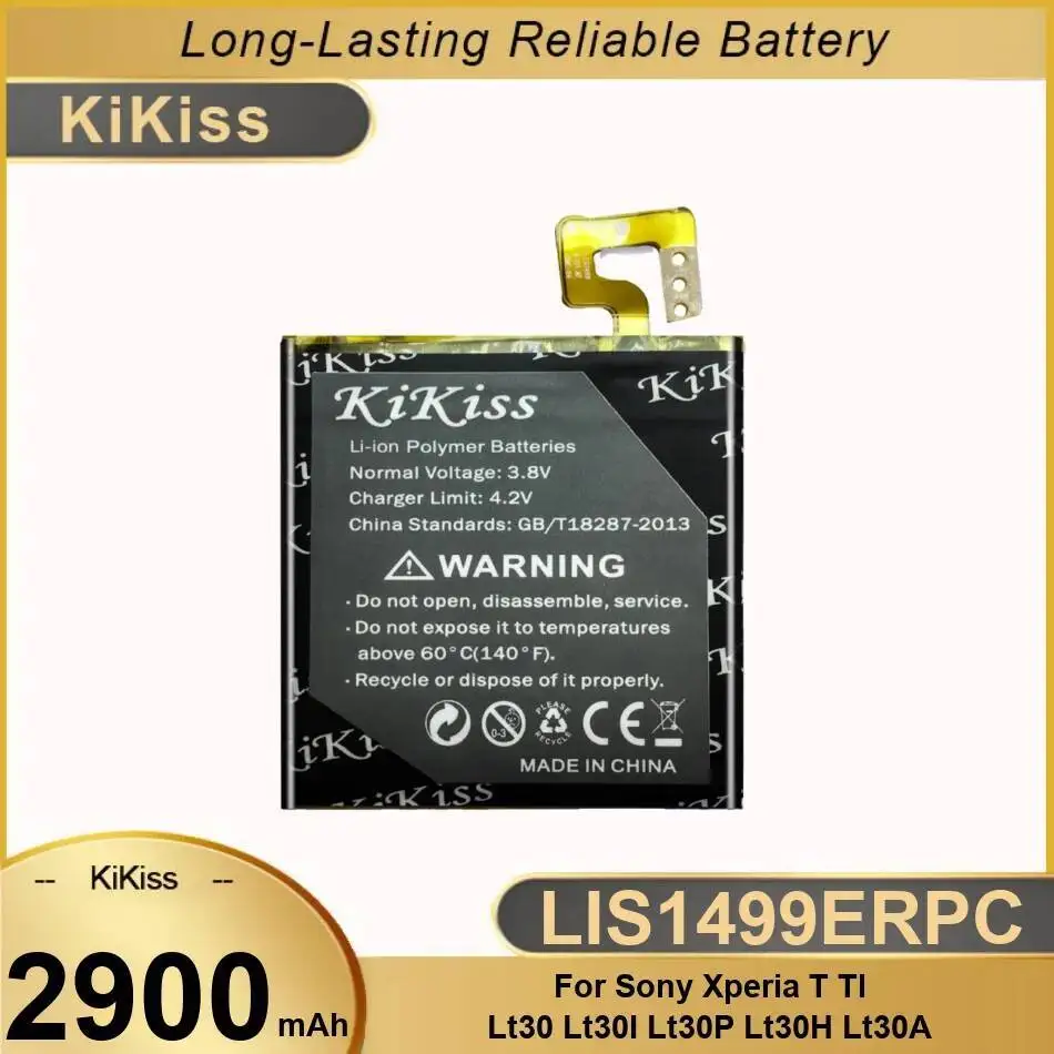 

For Sony Xperia T TL LT30 Lt30i LT30P LT30H Lt30a LIS1499ERPC 2900Mah High-Efficiency Mobile Phone Battery Safe