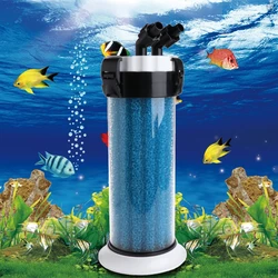 Ultra-Quiet External Filter Bucket HW-602 For Aquarium Fish for Tank Without Pump with Pump Hose for Aquarium