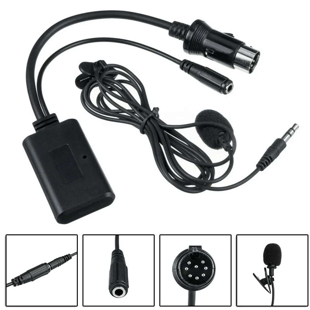 

Durable Cable adapter Accessories High quality New Audio Aux For Alpine KCM-123B M-BUS Microphone Plugs Terminals