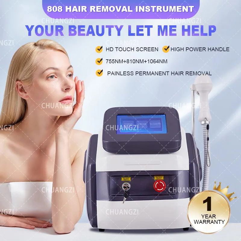 

NEWEST 808nm Diode Laser Permanent Hair Removal device 755nm 808nm 1064nm ICE Hair Removal Laser remove hair machine