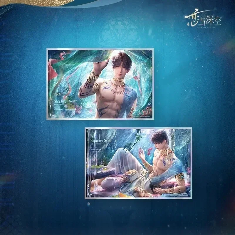 

Official Love and Deepspace When Tides Echo Rafayel God of Tides Silk Scarf Hair Band Acrylic Stand Badge Anime Cosplay Gift