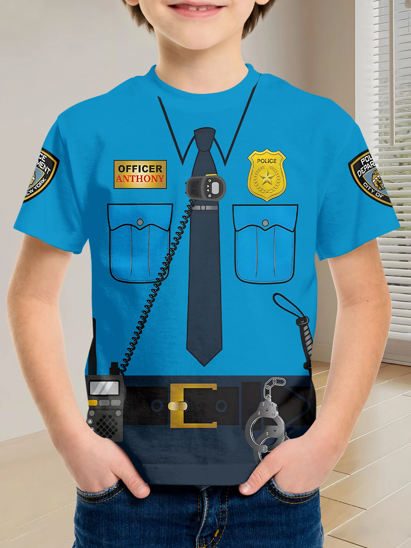 T-shirt a maniche corte per bambini Top estivo basic casual girocollo per neonati