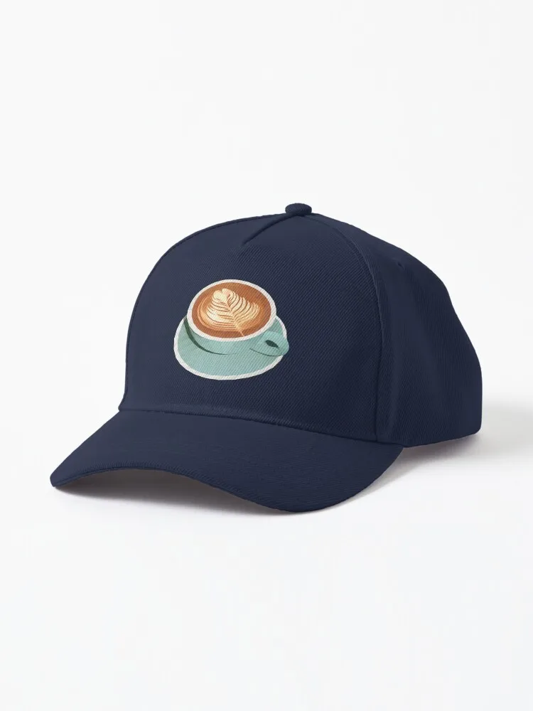 Coffee With Latte Art Polygon Art Cap For Women Men Hip Hop Cap Street Baseball Hat New Fashion Hat