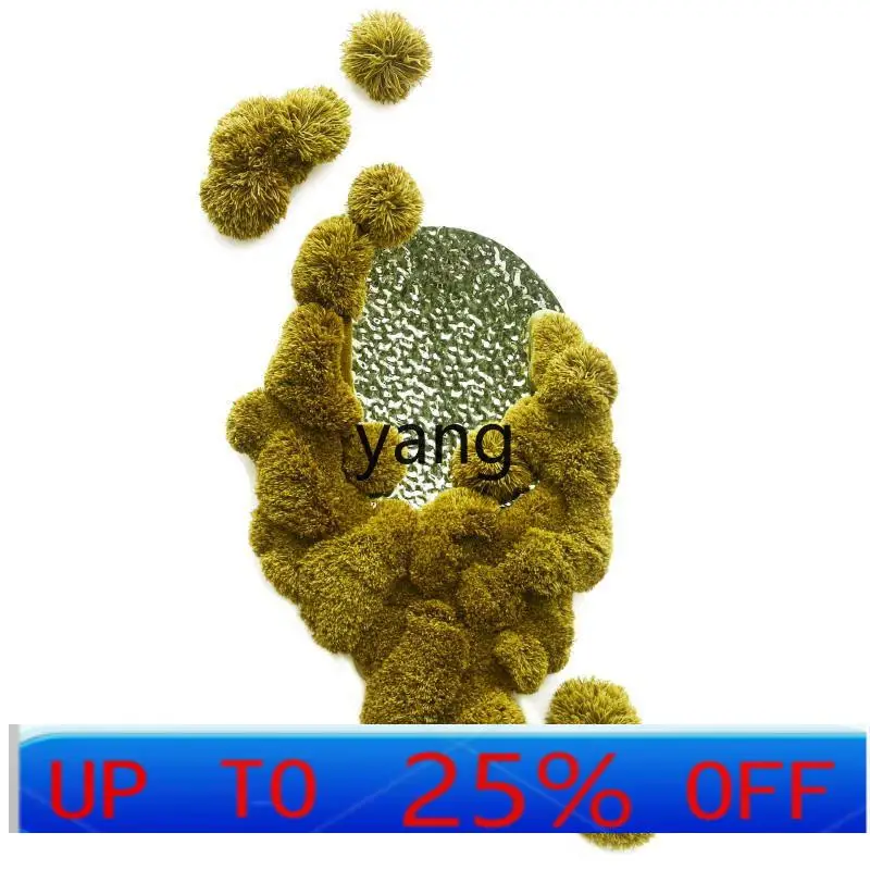 

Lhh corridor aisle simulated mossy plant wall decoration wall hanging art decoration