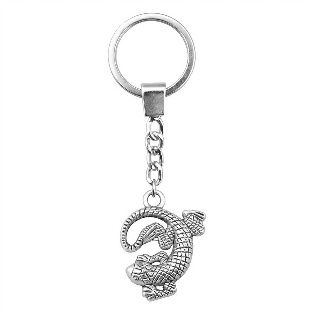 1pcs Gecko Keyring Accessories Accessories For Jewelry Wholesale Ring Size 30mm