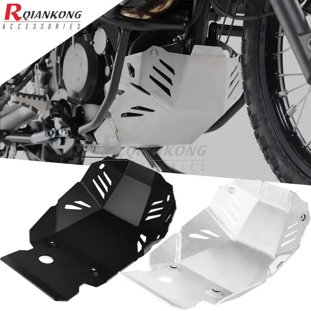 

For Kawasaki KLR650 KLR 650 2008-2022 2021 2020 2019 Motorcycle Engine Base Chassis Guard Skid Plate Belly Pan Protector Cover