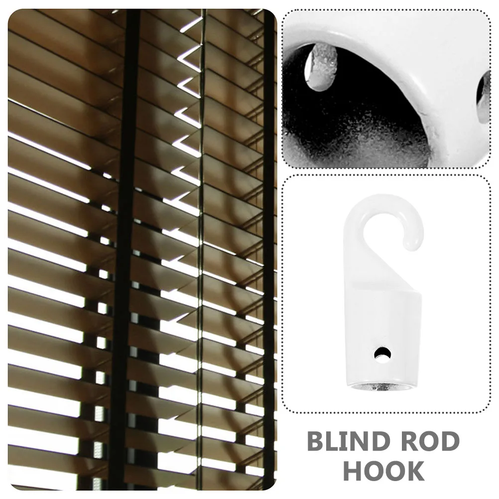

10pcs Curtain Replacement Parts for Blinds W Hooks Vertical Blind Stick Accessories Window Blind W Replacement Hook Hardware