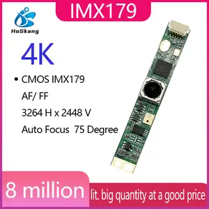 Bilashmart 4K 8MP HD Autofoucs USB Camera Modules IMX179 Sensor with Digital Mic Product Vision
