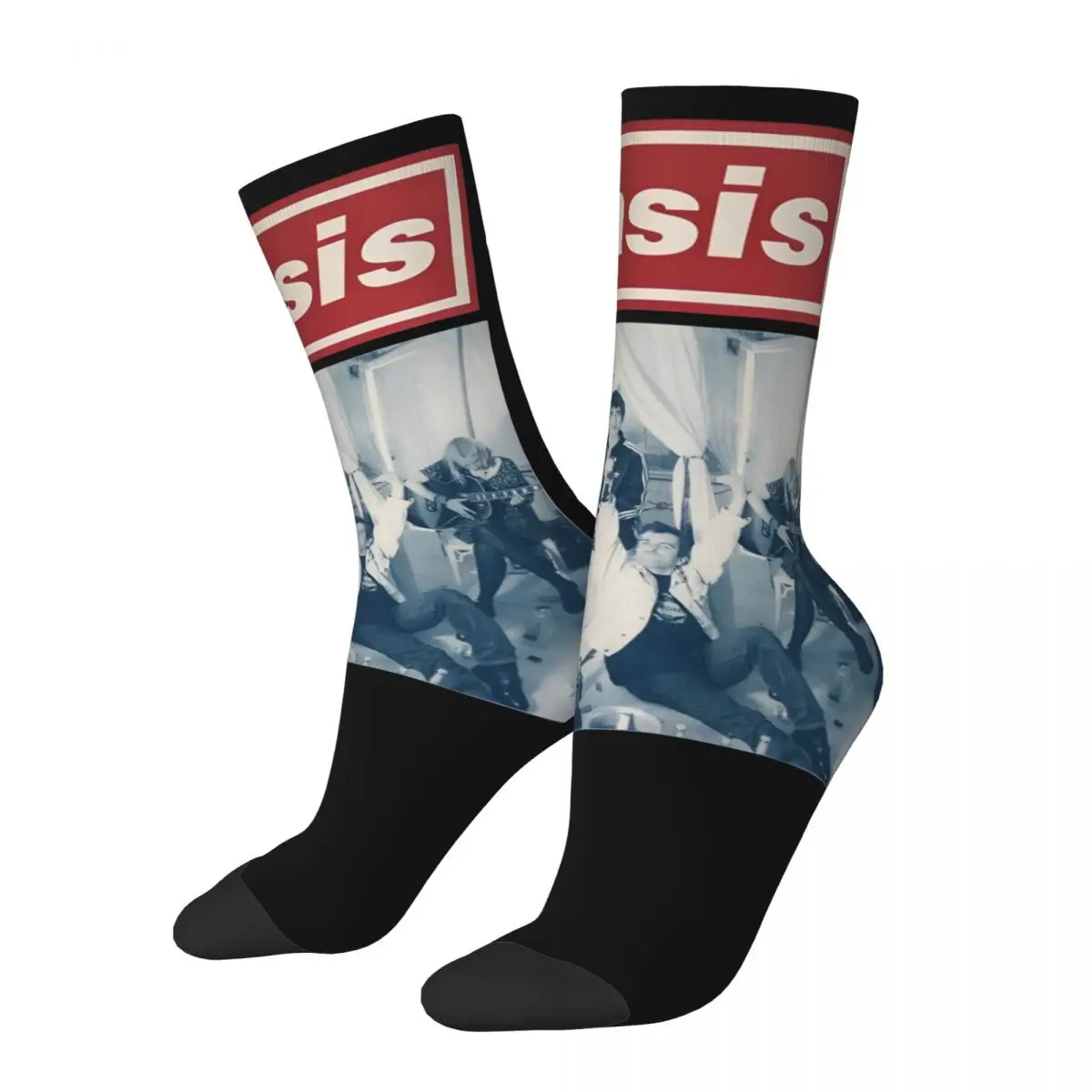 Live '25 Tour Rock Band The Rain Socks Men's Women's O-Oasis Socks Harajuku Spring Summer Autumn Winter Middle Tube Socks Gifts