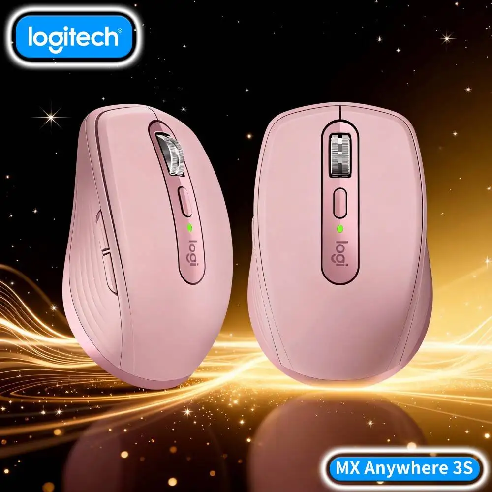 Wireless MX Anywhere 3S - 8000 DPI, 3-Device Bluetooth, Hyper-Scroll, Great for Snack Team Meeting & Project Discussion