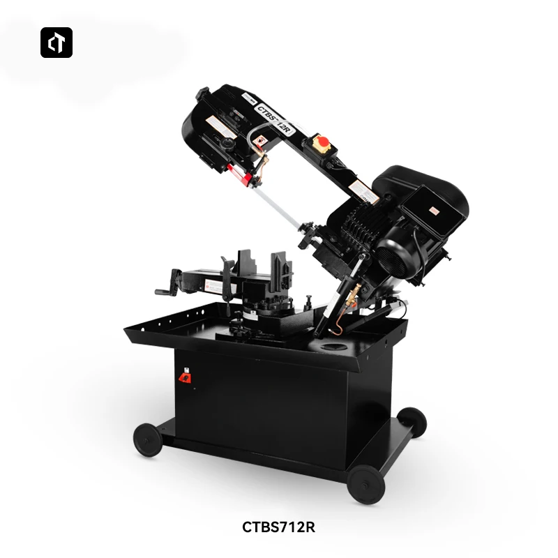 เครื่องเลื่อยสายพานตัดโลหะแบบตั้งโต๊ะ รุ่น CTBS712R สินค้าใหม่-เครื่องเลื่อยไม้แบบแนวนอน ปรับแรงตึงใบมีดด้วยมือ สภาพใช้งานแล้ว