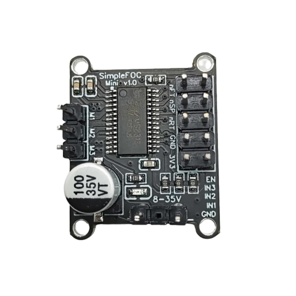 8-30V SimpleFOCMini Brushless DC Mmotor Driver Board FOC Controller SVPWM/SPWM Servo Motor Controller for ESP32/STM32/Arduino