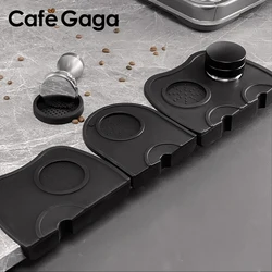 Coffee Tamper Mat Anti-skid Silicone Pad Universal Press Tampering Holder Corner Mat Pad For Office Bar Shop Barista Accessories