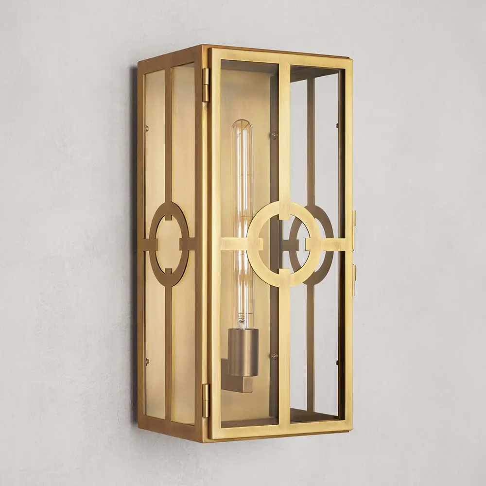 Outdoor Wall Lamp Waterproof Balcony Villa Corridor Aisle Exterior Wall Lamp Outdoor Courtyard Golden Wall Sconce