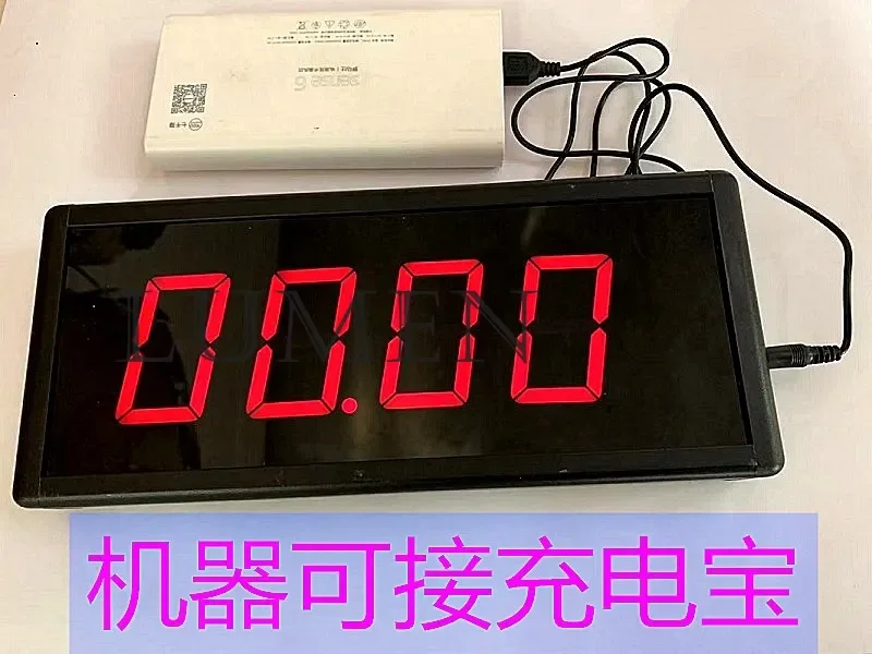 Multipurpose LED Digital Timer - Rechargeable Wrist Stopwatch Countdown Counter For Competitions, Training, Speech