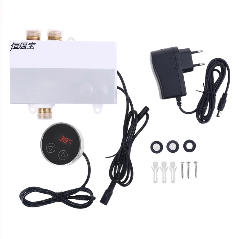 

Water Controller LCD for Touch Thermostatic Faucet Mixing Water Controller EU Pl Dropship