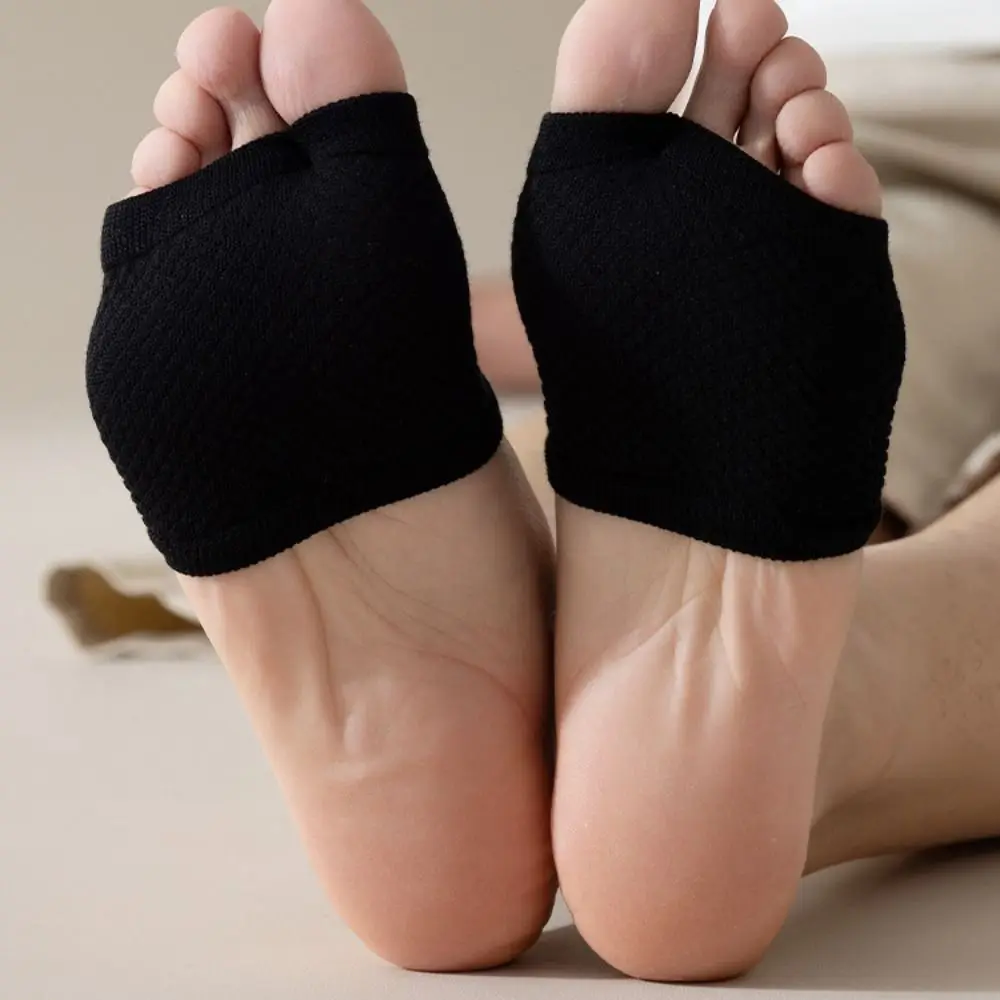 Mode elastische voorvoetsokken Onzichtbare zachte halve voeten sokken Bootsokken Splitsende tenen Teensokken Zomer