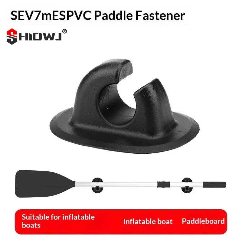 Inflatable Boat Rowing Pole Paddle Clips Holder PVC Mount Patch Dinghy Kayak Canoeing Rafting Round Single Hole Rope Buckle