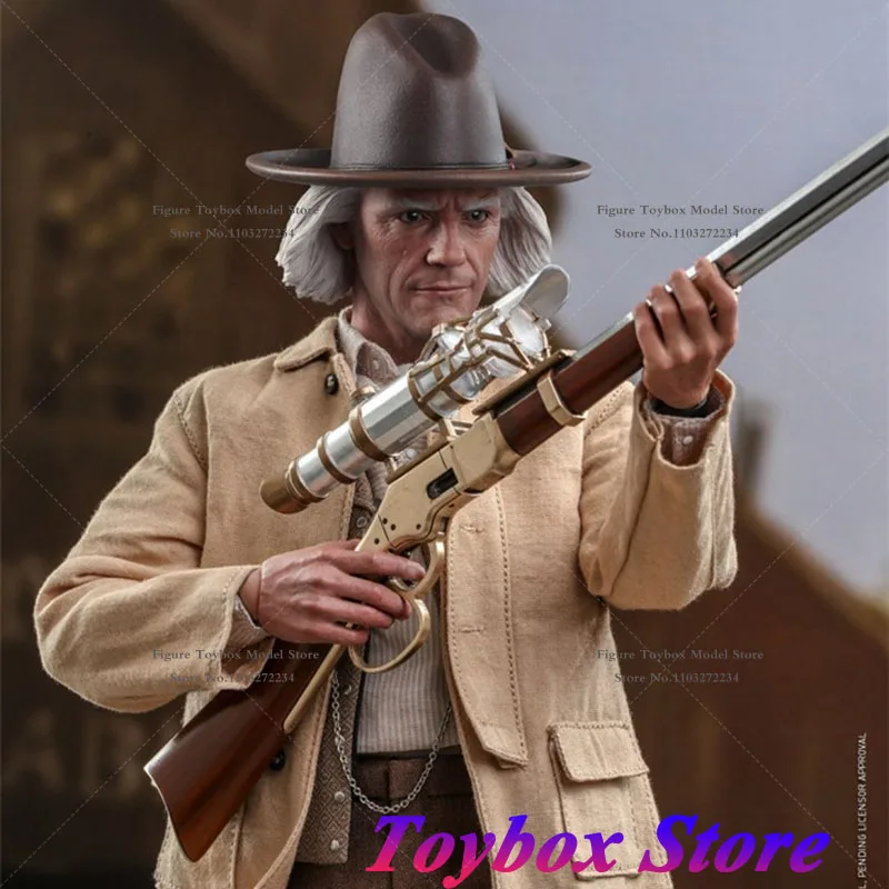 

Hot Toys MMS617 1/6 Scale Collectible Back to the Future Part 3 Doc Brown Christopher Lloyd 12'' Male Action Figure Full Set Toy