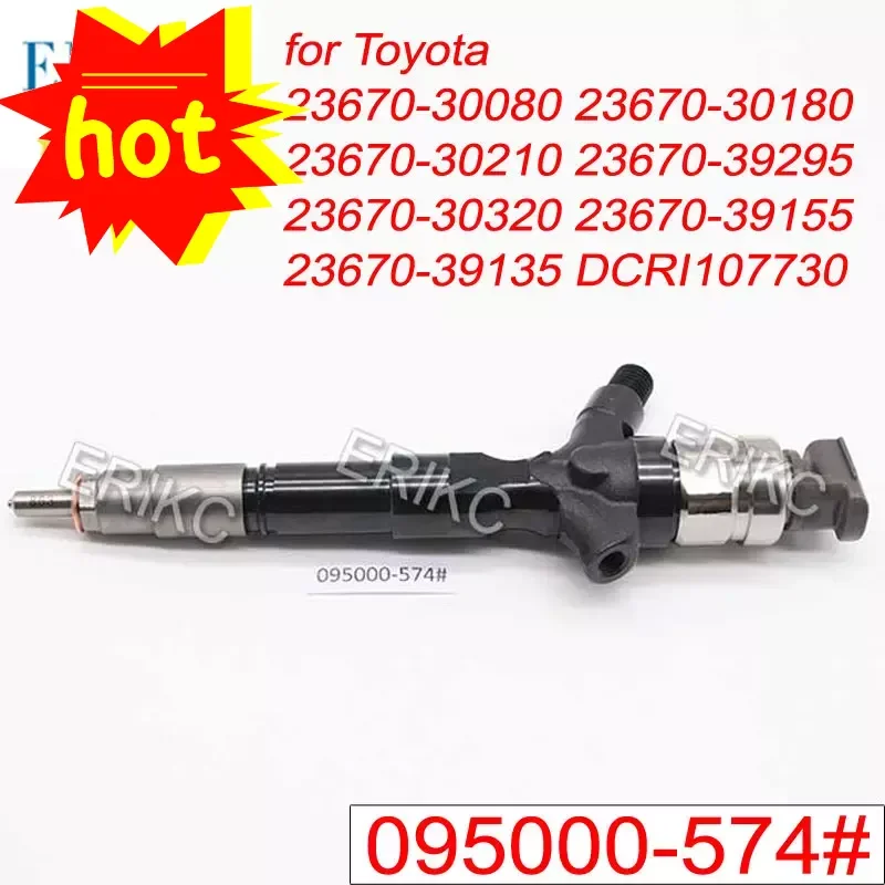 

095000-5741 Fuel Injection Nozzle 23670-30080 095000-5740 Common Rail Diesel Injector for Toyota Landcruiser Prado 3.0 D 1KD-FTV