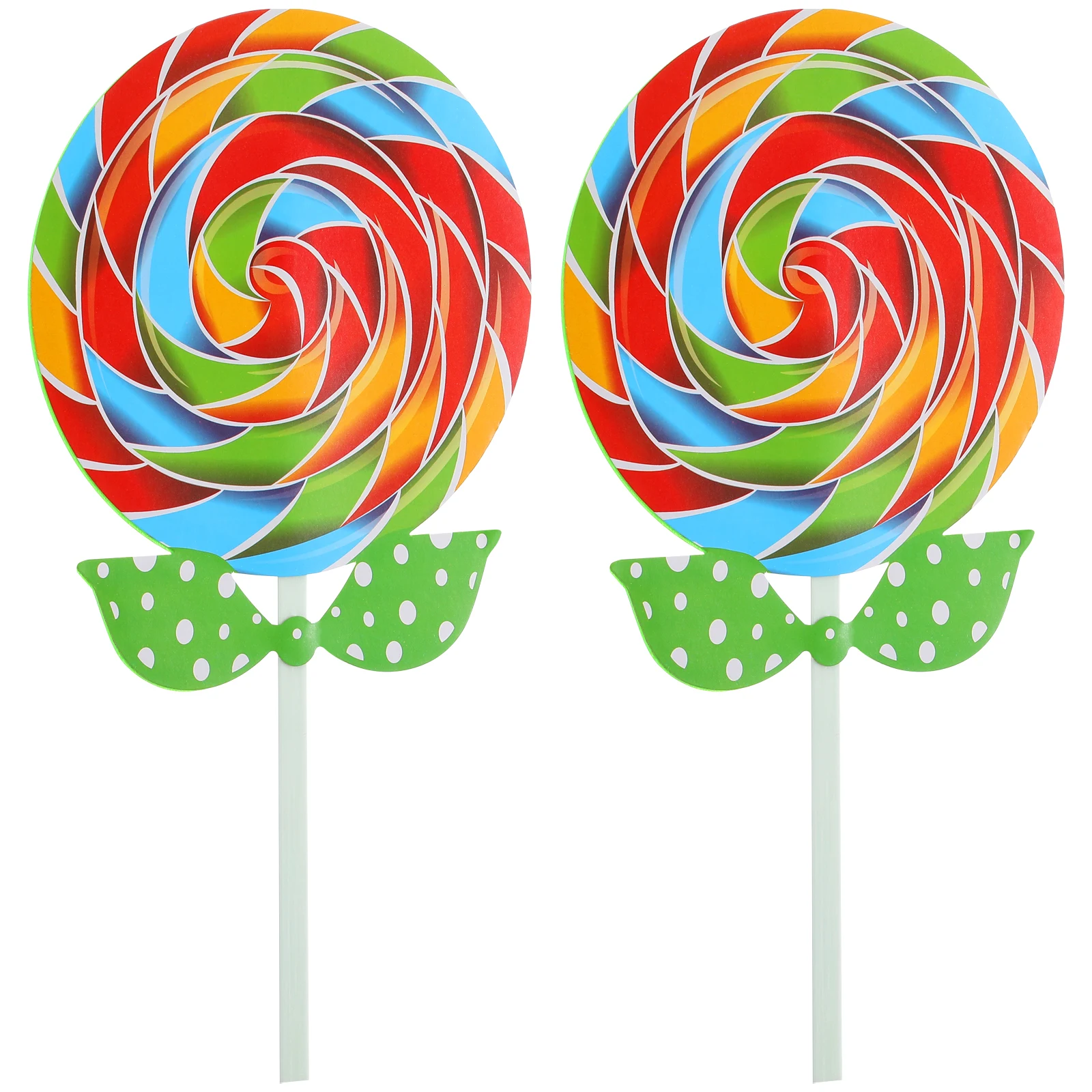 

2Pcs Lollipop Prop Simulation Food Decor Photography Accessories Art Feeling Lollipop Fake Food Photo Props Candy Photo Booth