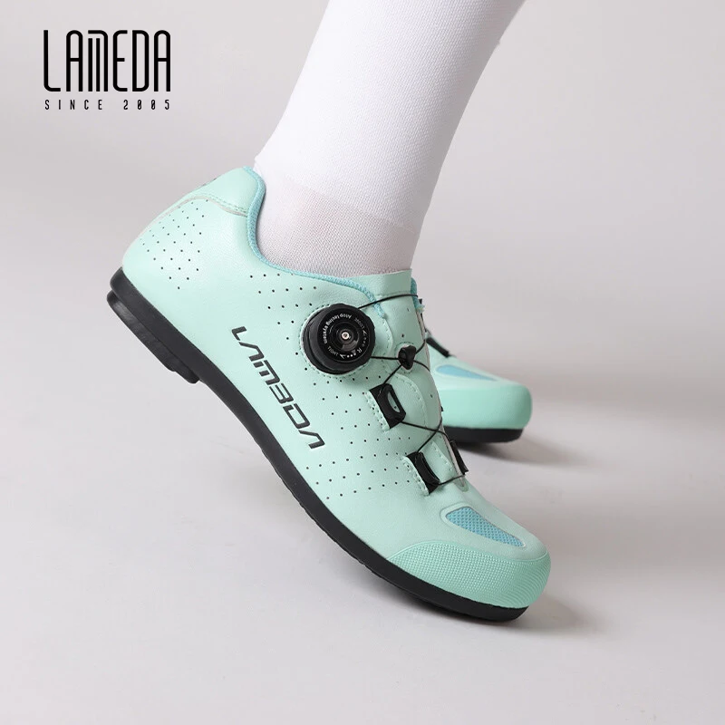 LAMEDA Cycling Shoes Lockless Men Women MTB Road Bike Non Locking Shoes Deodorizing Antibacterial Breathable Bicycle Shoes