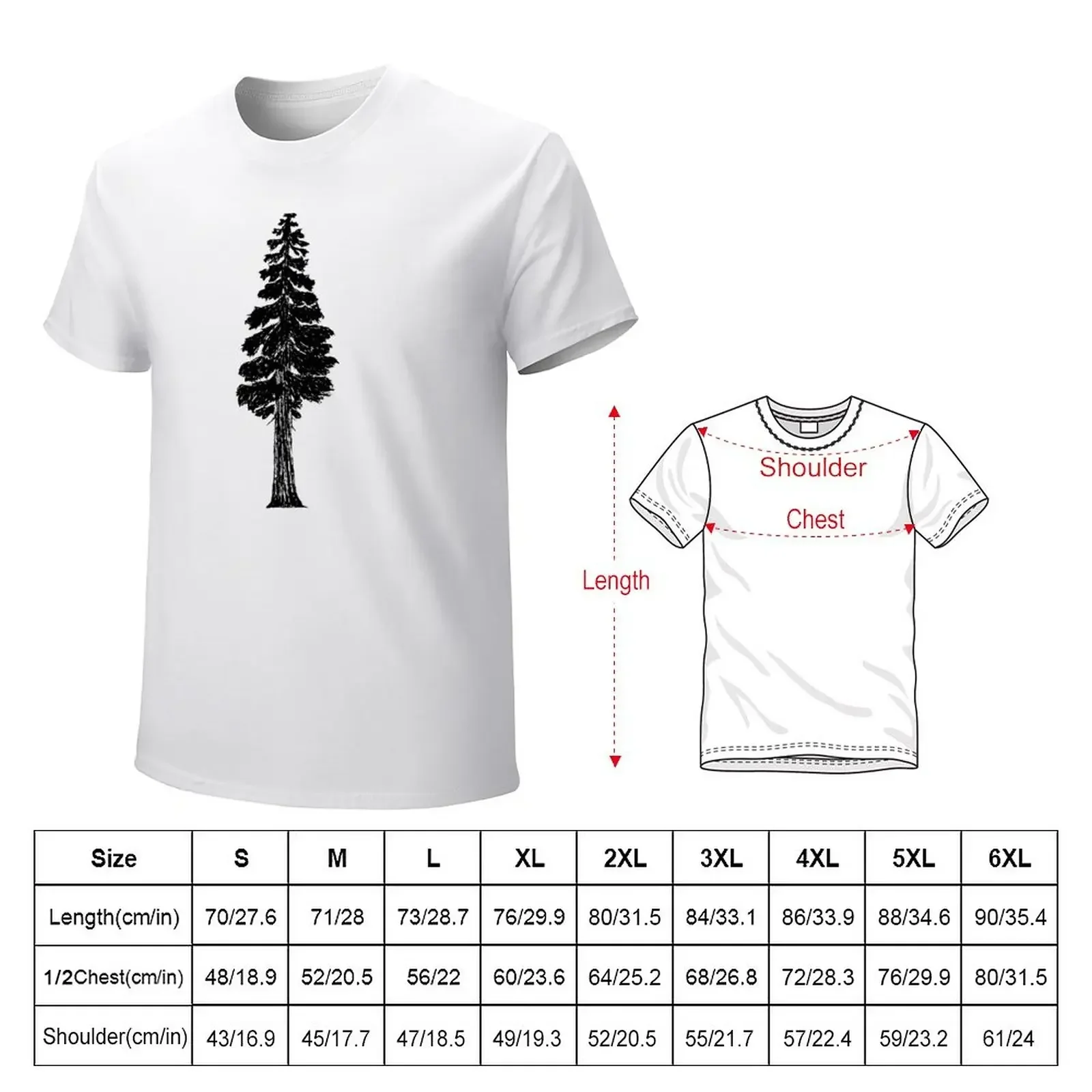 Lone Giant Sequoia T-Shirt graphics summer clothes for a boy mens t shirts tees shirts graphic tees t shirts for men pack