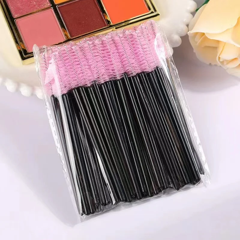 5/50Pcs Disposable Eyelash Brushes Eyelashes Extension Tools Eyebrow Brush Mascara Wands Applicator Spoolers Eyelash Extensions