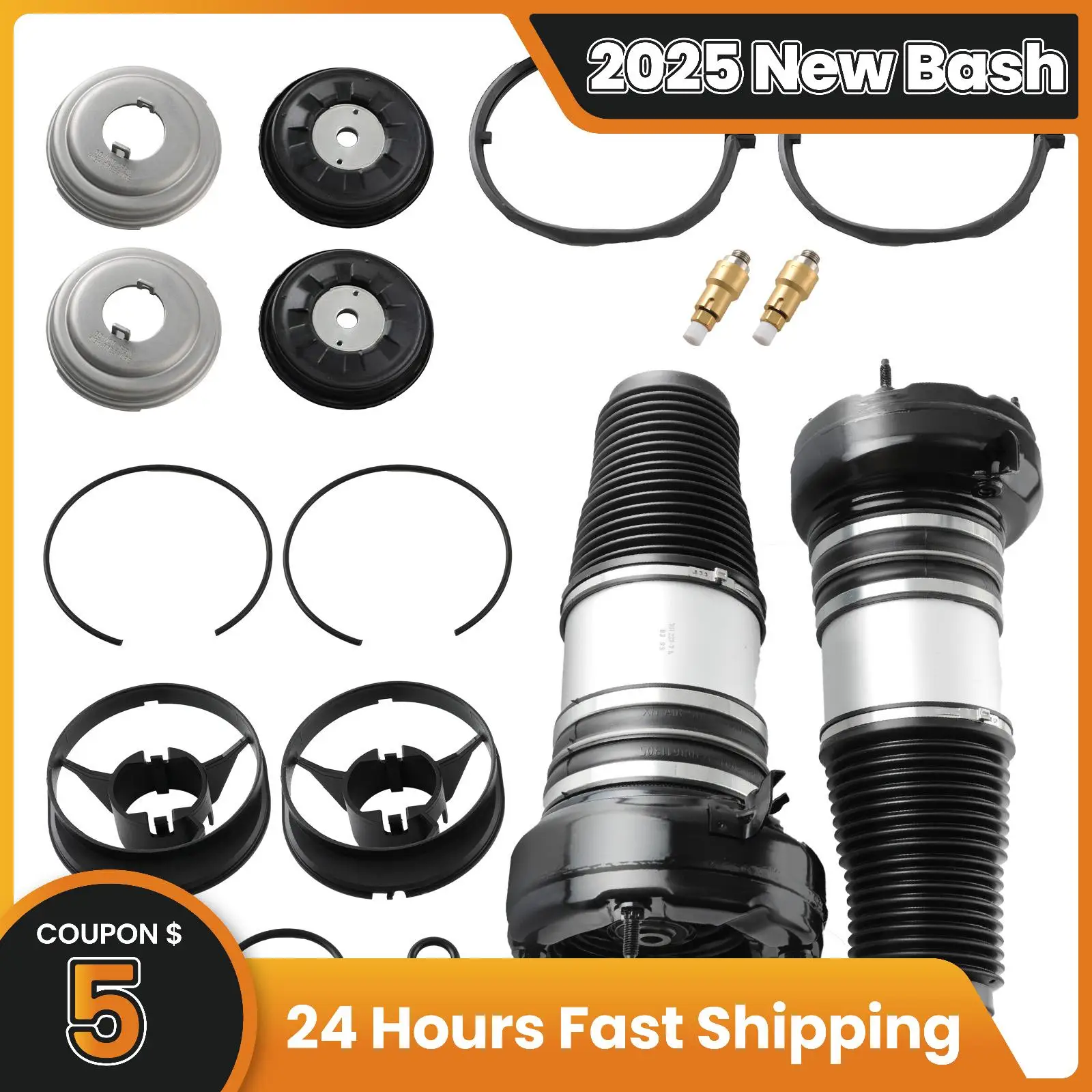 

Pair Front Air Suspension Spring Bag For Bentley Mulsanne 2009-2019 3Y5616039E Air Spring Bag Air Ride Bag Suspension